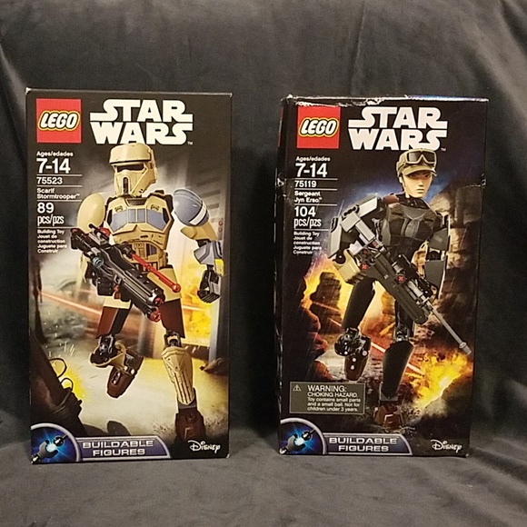 BRAND NEW IN BOX LEGO STARWARS BUILDABLE FIGURES 75119 SERGEANT JYN ERSO
